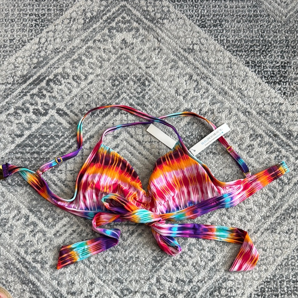 Bleu Rod Beattie Multicolor Bikini Top